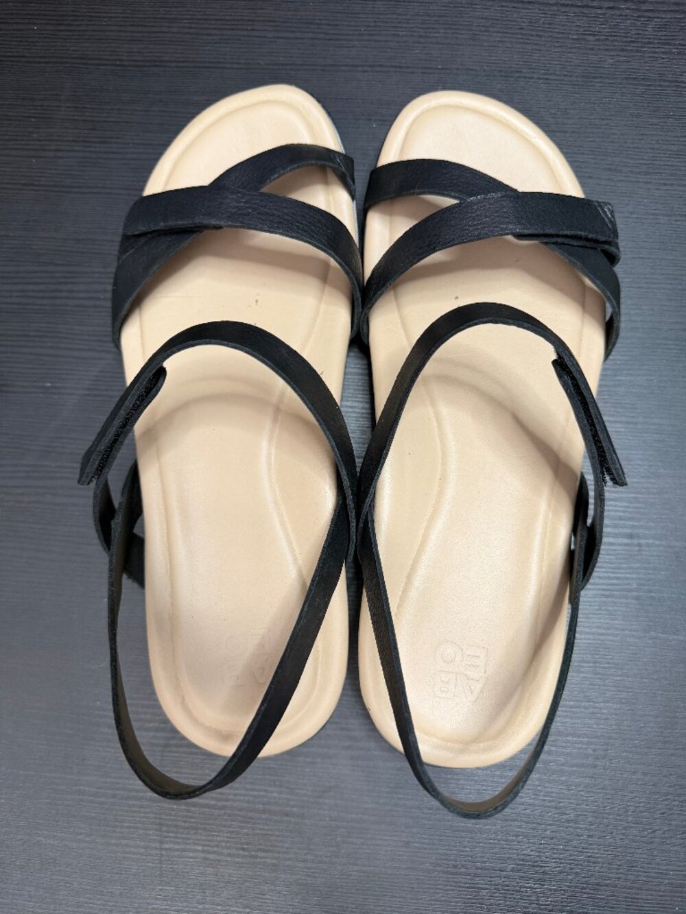 Abeo Kai Strappy Sandals in Black